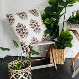 Darrahopens Home & Garden > Decor Kolka Cotton Gulbahar Quilted Euro Sham Superior Quality High Durable - Ruby