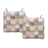 Darrahopens Home & Garden > Decor Lylac Homeware Petal Delights Set of 2 Cotton Chair Pads Lucy Pink