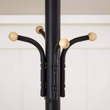 Darrahopens Home & Garden > Decor Metal Coat Rack Stand Hat Hanger, Black, 182cm