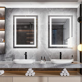 Darrahopens Home & Garden > Decor > Mirrors 900*700MM Dimmable LED Bathroom Mirror Antifog Wall Mounted Vanity Makeup Mirror