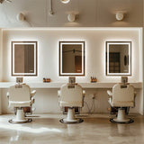 Darrahopens Home & Garden > Decor > Mirrors 900*700MM Dimmable LED Bathroom Mirror Antifog Wall Mounted Vanity Makeup Mirror