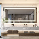 Darrahopens Home & Garden > Decor > Mirrors Anti-Fog LED Bathroom Mirror with 2-Way Mount