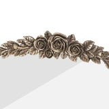 Darrahopens Home & Garden > Decor > Mirrors Elegant Rose - Designed Baroque Brass Arched Mirror