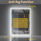 Darrahopens Home & Garden > Decor > Mirrors LED Anti-Fog Wall-Mounted Bathroom Mirror