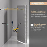 Darrahopens Home & Garden > Decor > Mirrors LED Bathroom Mirror with Anti-Fog & Adjustable Lighting