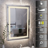 Darrahopens Home & Garden > Decor > Mirrors Modern Luxury: LED Mirror with Defogger