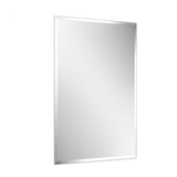 Darrahopens Home & Garden > Decor > Mirrors P&P Silver Rectangular Wall Mirror 50x70cm Frameless Beveled Edge Glass for Modern Rooms
