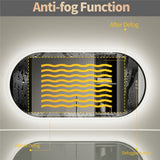 Darrahopens Home & Garden > Decor > Mirrors Premium Oval LED Anti-Fog Bathroom Mirror
