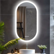 Darrahopens Home & Garden > Decor > Mirrors Premium Oval LED Anti-Fog Bathroom Mirror