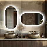 Darrahopens Home & Garden > Decor > Mirrors Premium Oval LED Anti-Fog Bathroom Mirror