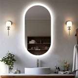 Darrahopens Home & Garden > Decor > Mirrors Premium Oval LED Anti-Fog Bathroom Mirror