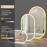 Darrahopens Home & Garden > Decor > Mirrors Premium Oval LED Anti-Fog Bathroom Mirror