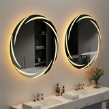 Darrahopens Home & Garden > Decor > Mirrors Round LED Anti-Fog Backlit Bathroom Mirror