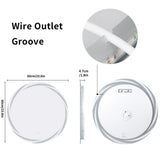 Darrahopens Home & Garden > Decor > Mirrors Round LED Anti-Fog Backlit Bathroom Mirror