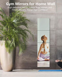 Darrahopens Home & Garden > Decor > Mirrors Shatterproof Acrylic Mirror Tiles – 4-Pack Wall Stickers for Kids, Home Gym, Bedroom & Bathroom, Easy Peel-and-Stick Decorative Mirrors with Double-Sided Tape (Silver,16" x 16")