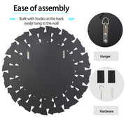 Darrahopens Home & Garden > Decor > Mirrors Silver Sunburst Round Wall Mirror