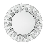 Darrahopens Home & Garden > Decor > Mirrors Silver Sunburst Round Wall Mirror