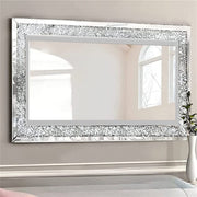 Darrahopens Home & Garden > Decor > Mirrors Xxxl Large Gorgeous Diamond Wall Mirror Crushed Crystal Long Full Length Mirror