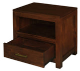 Darrahopens Home & Garden > Decor Paris 1 Drawer Solid Mahogany Timber Lamp Table (Mahogany)