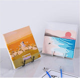 Darrahopens Home & Garden > Decor > Picture Frames 6 Inch Black Metal Display Stands - 3-Pack for Photos, Books & Art - Sturdy Metal Design