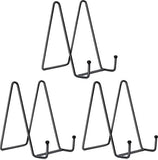 Darrahopens Home & Garden > Decor > Picture Frames 6 Inch Black Metal Display Stands - 3-Pack for Photos, Books & Art - Sturdy Metal Design