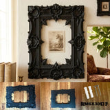 Darrahopens Home & Garden > Decor > Picture Frames A gorgeous 3D-printed wall-mounted picture frame, perfect for displaying antique prints. Black.