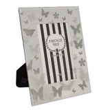 Darrahopens Home & Garden > Decor > Picture Frames Butterfly Photo Frame 4''x6'' Glass Front Gold 18cm