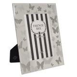 Darrahopens Home & Garden > Decor > Picture Frames Butterfly Photo Frame 5''x7'' Glass Front Gold 21cm