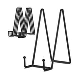 Darrahopens Home & Garden > Decor > Picture Frames {CA} 8 inch black metal plate stand plate holder for picture, decorative plate, book