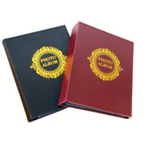 Darrahopens Home & Garden > Decor > Picture Frames Classic photo album 200 Pcs 4x6 photos Red and Black - Black