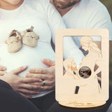Darrahopens Home & Garden > Decor > Picture Frames Memorial Photo Frame - Baby Ultrasound Memorial Frame - Newborn Memorial Stand - Style A