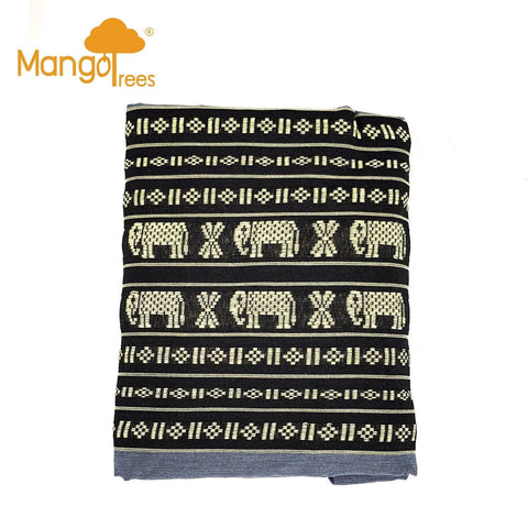 Darrahopens Home & Garden > Decor Protector Cover For [Jumbo] Thai Triangle Mattress BlueEle