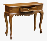 Darrahopens Home & Garden > Decor Sierra Carved 1 Drawer Sofa Table (Light Pecan)