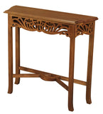 Darrahopens Home & Garden > Decor Sierra Carved Sofa Table (Light Pecan)