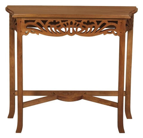Darrahopens Home & Garden > Decor Sierra Carved Sofa Table (Light Pecan)
