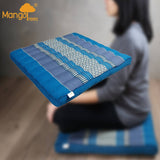 Darrahopens Home & Garden > Decor Thai Kapok Meditation Cushion Yoga Seat Blue