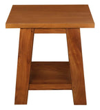 Darrahopens Home & Garden > Decor Tokyo Solid Mahogany Timber Lamp Table (Light Pecan)