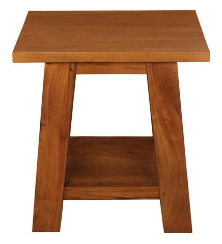 Darrahopens Home & Garden > Decor Tokyo Solid Mahogany Timber Lamp Table (Light Pecan)