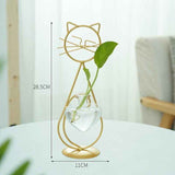 Darrahopens Home & Garden > Decor > Vases & Table Decor 2 Pack Cat Iron Flower Ware 006