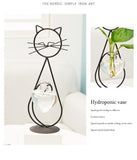 Darrahopens Home & Garden > Decor > Vases & Table Decor 2 Pack Cat Iron Flower Ware 007