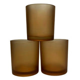 Darrahopens Home & Garden > Decor > Vases & Table Decor 20 Pack Brown Frosted Glass Votive Tealight Candle Holders House Party Cenrepiece Xmas Wedding Decor Glass Candlestick Party Decorations Bridal Valentines Event