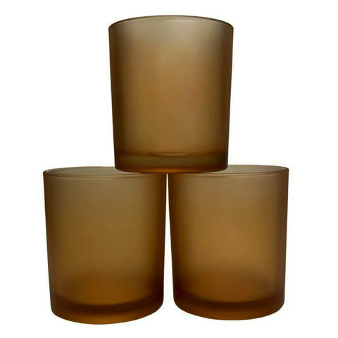 Darrahopens Home & Garden > Decor > Vases & Table Decor 20 Pack Brown Frosted Glass Votive Tealight Candle Holders House Party Cenrepiece Xmas Wedding Decor Glass Candlestick Party Decorations Bridal Valentines Event