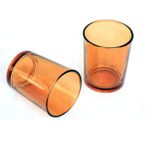 Darrahopens Home & Garden > Decor > Vases & Table Decor 20 Pack Orange Glass Votive Tealight Candle Holders House Party Cenrepiece Xmas Wedding Decor Glass Candlestick Party Decorations Bridal Baby Shower Event
