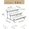 Darrahopens Home & Garden > Decor > Vases & Table Decor 3 Tier Porcelain Serving Tray, 14 in In Australia - Darrahopens