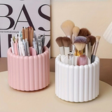 Darrahopens Home & Garden > Decor > Vases & Table Decor 360-degree rotating makeup brush organizer, polished plastic material, no assembly required, no odor - makeup display case.PINK
