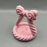 Darrahopens Home & Garden > Decor > Vases & Table Decor 3D Printed Charming Bow Jewelry Tray - Twisted Hemp Rope Storage Tray, White