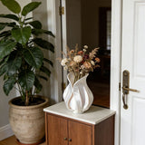 Darrahopens Home & Garden > Decor > Vases & Table Decor 3D printed petal vase, silk white