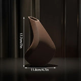 Darrahopens Home & Garden > Decor > Vases & Table Decor 3D-printed sculpture of a contemplative vase,black