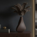 Darrahopens Home & Garden > Decor > Vases & Table Decor 3D-printed sculpture of a contemplative vase,black