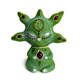 Darrahopens Home & Garden > Decor > Vases & Table Decor 3PCS Five Eyes Fantasy Three-Eyed Alien Figurine Set - 3 Piece Resin Sculptures for Home & Garden Decor